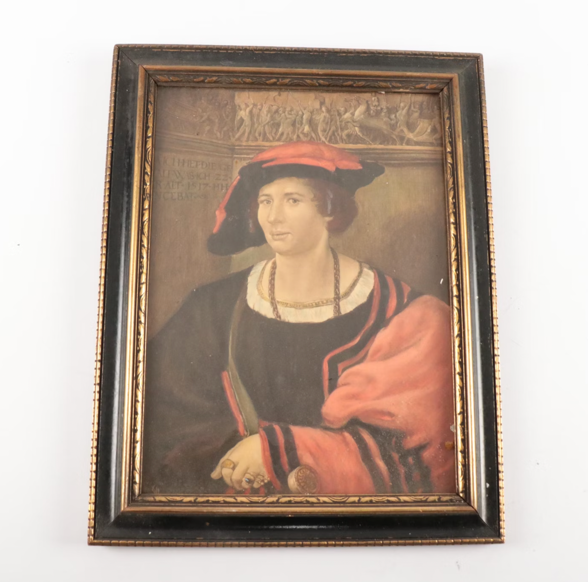 Vintage Portrait of Benedikt von Hertenstein Reproduction