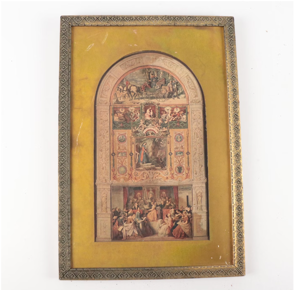 Vintage Moritz von Schwind "The Symphony 1852" Reproduction