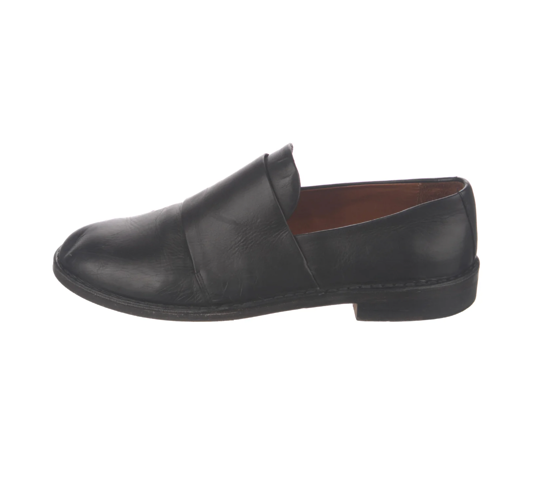 Vince Black Leather Loafers - 10