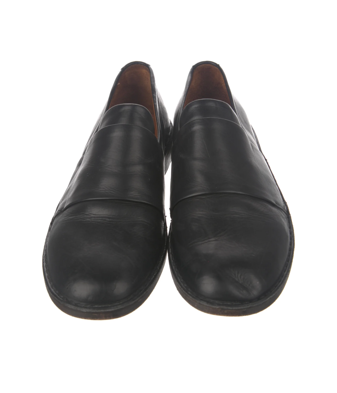 Vince Black Leather Loafers - 10