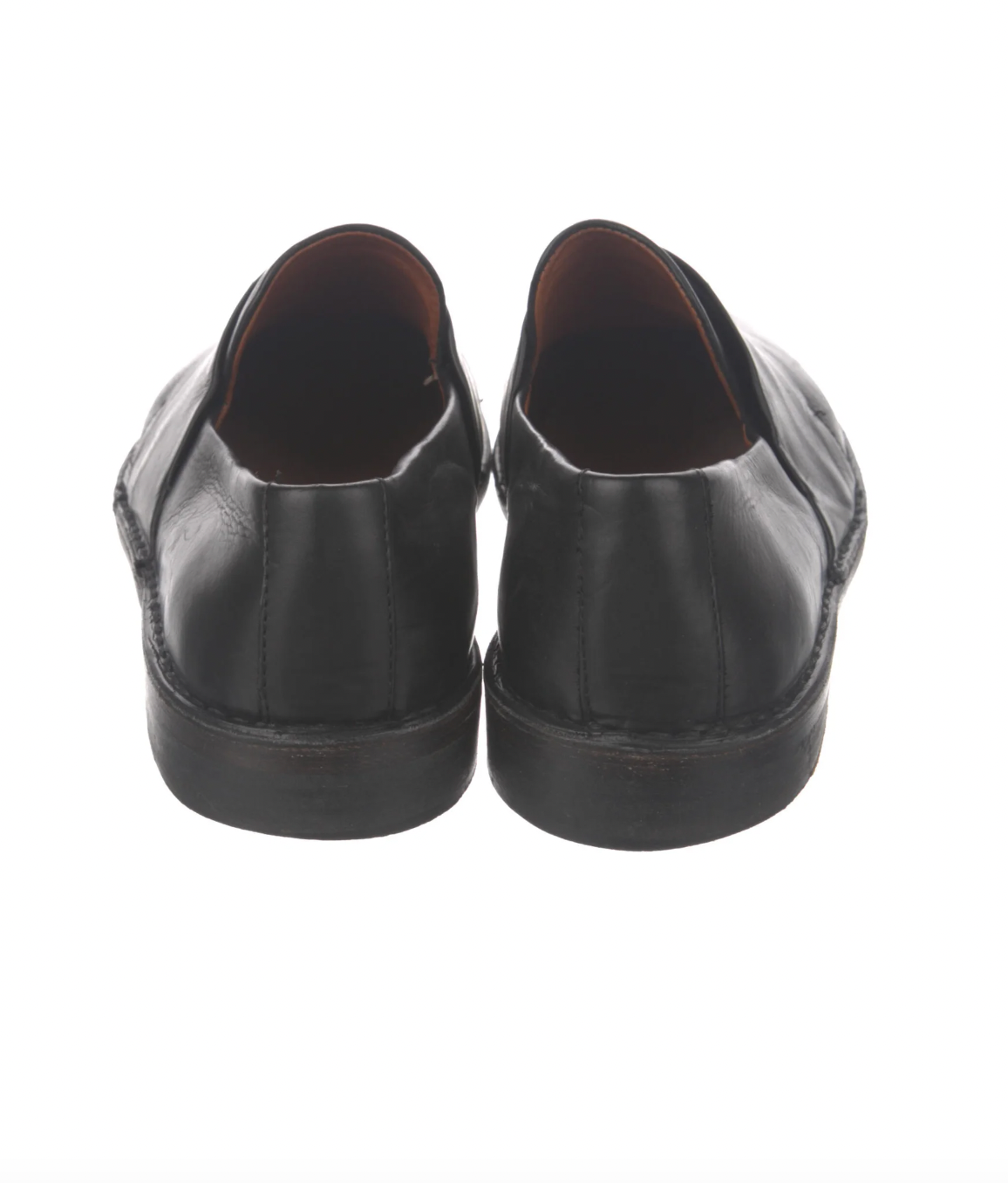 Vince Black Leather Loafers - 10