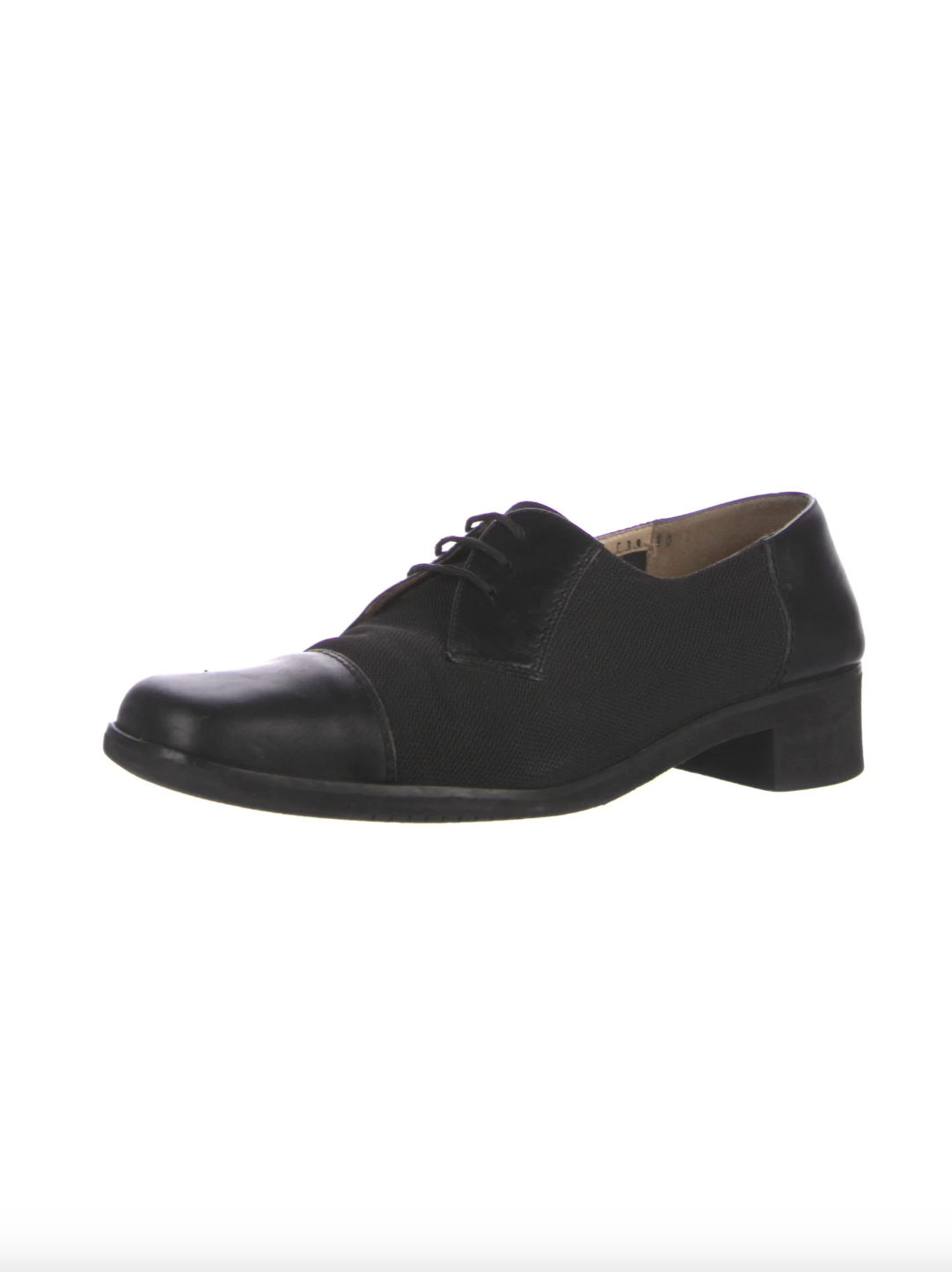 Salvatore Ferragamo Black Nylon Mesh Oxfords - 10