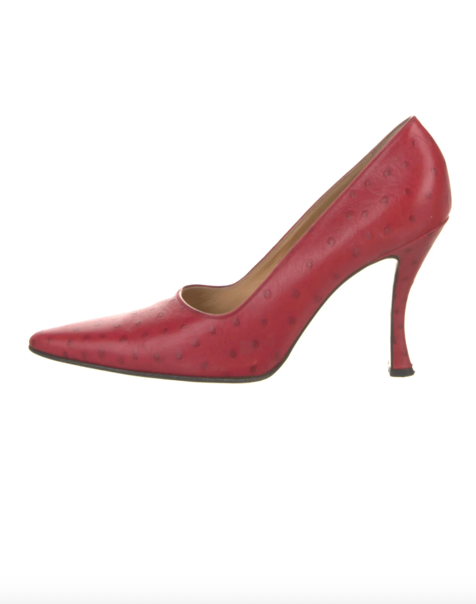 Walter Steiger Red Leather Heels - 10
