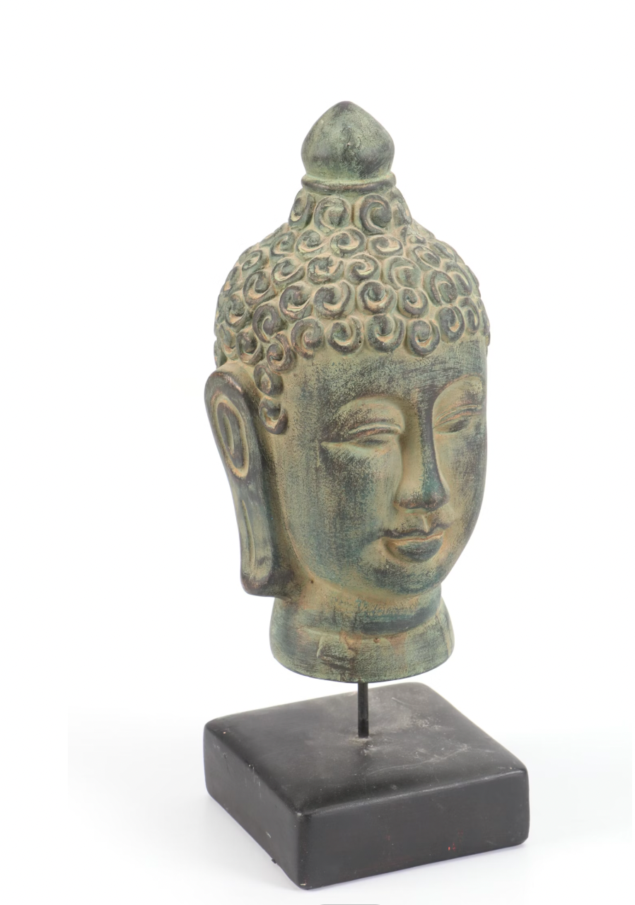 Ceramic Buddha Bust Sculpture