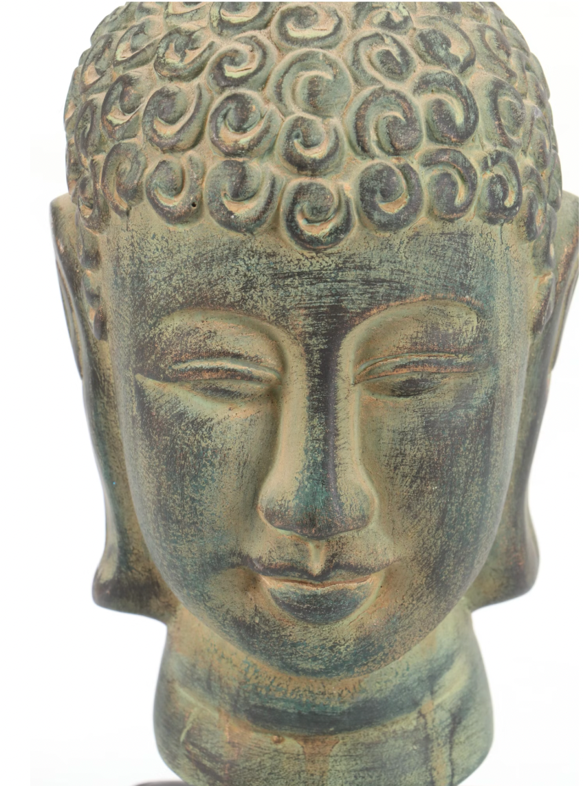 Ceramic Buddha Bust Sculpture