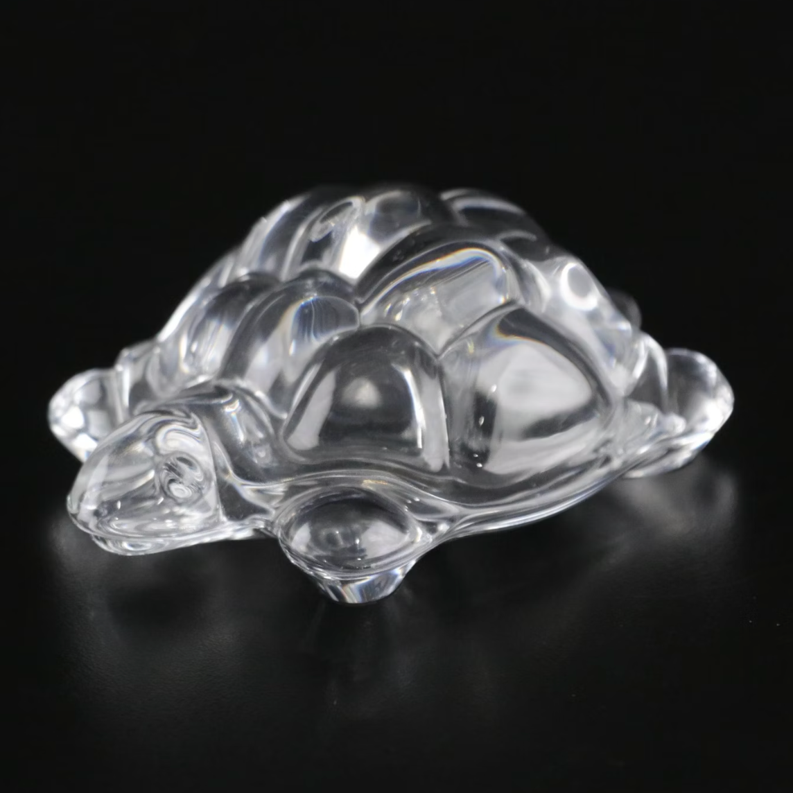 Daum Crystal Turtle Paperweight