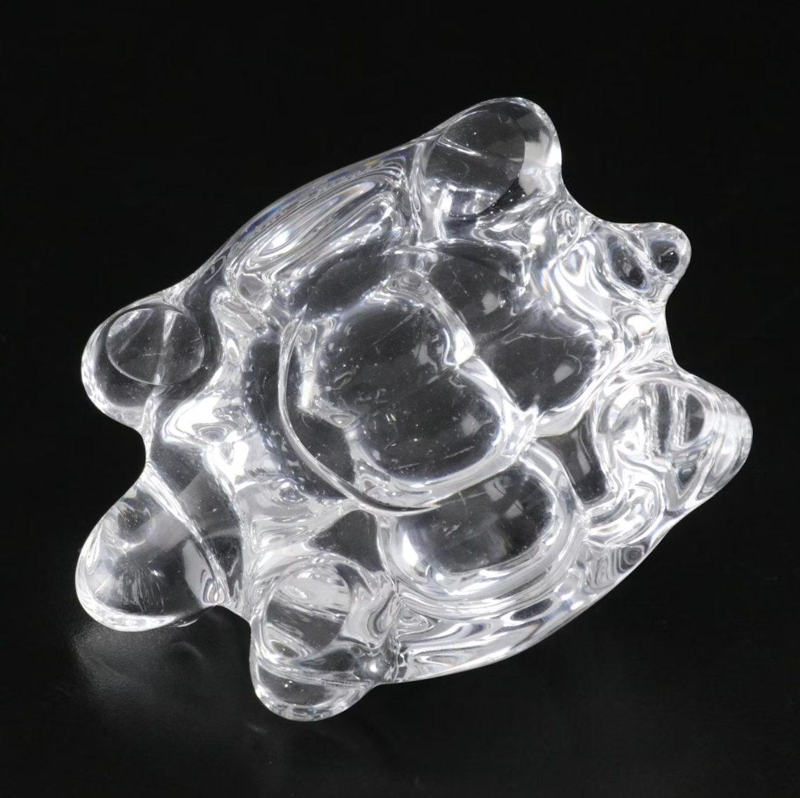 Daum Crystal Turtle Paperweight
