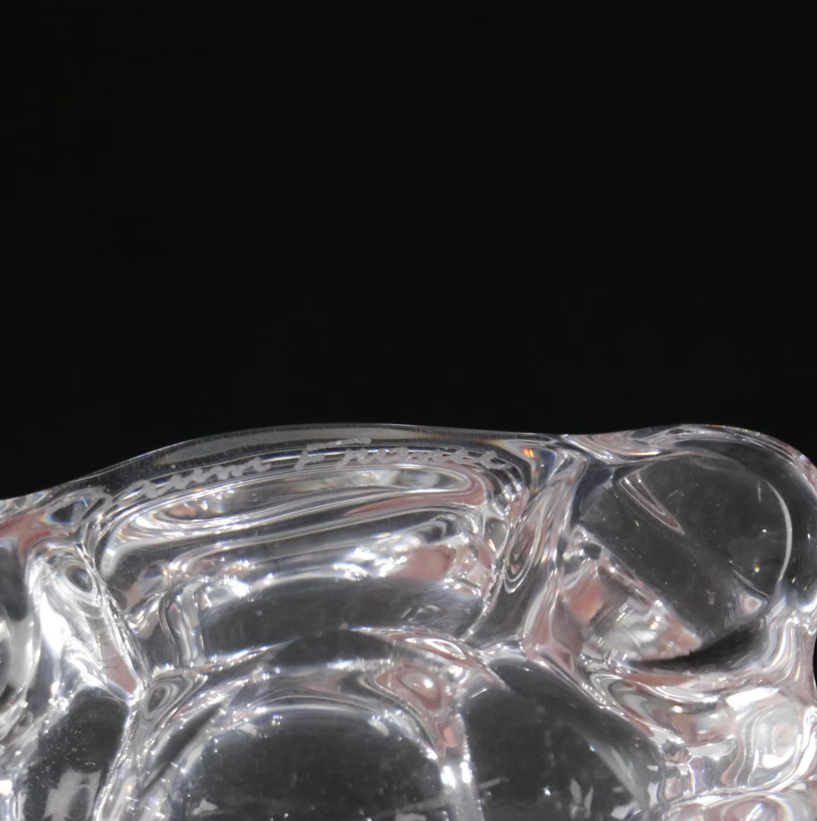 Daum Crystal Turtle Paperweight