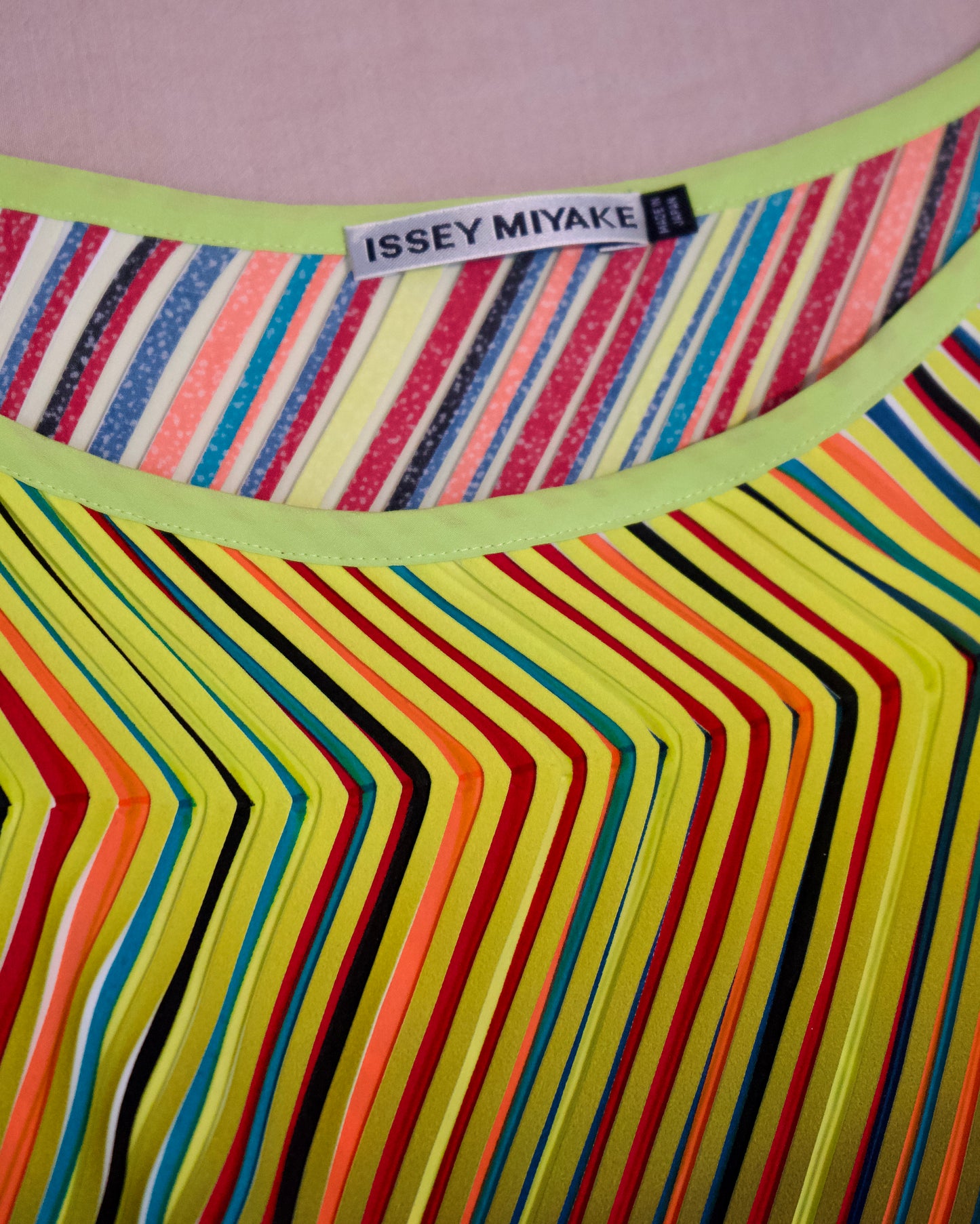 Issey Miyake Neon Dress