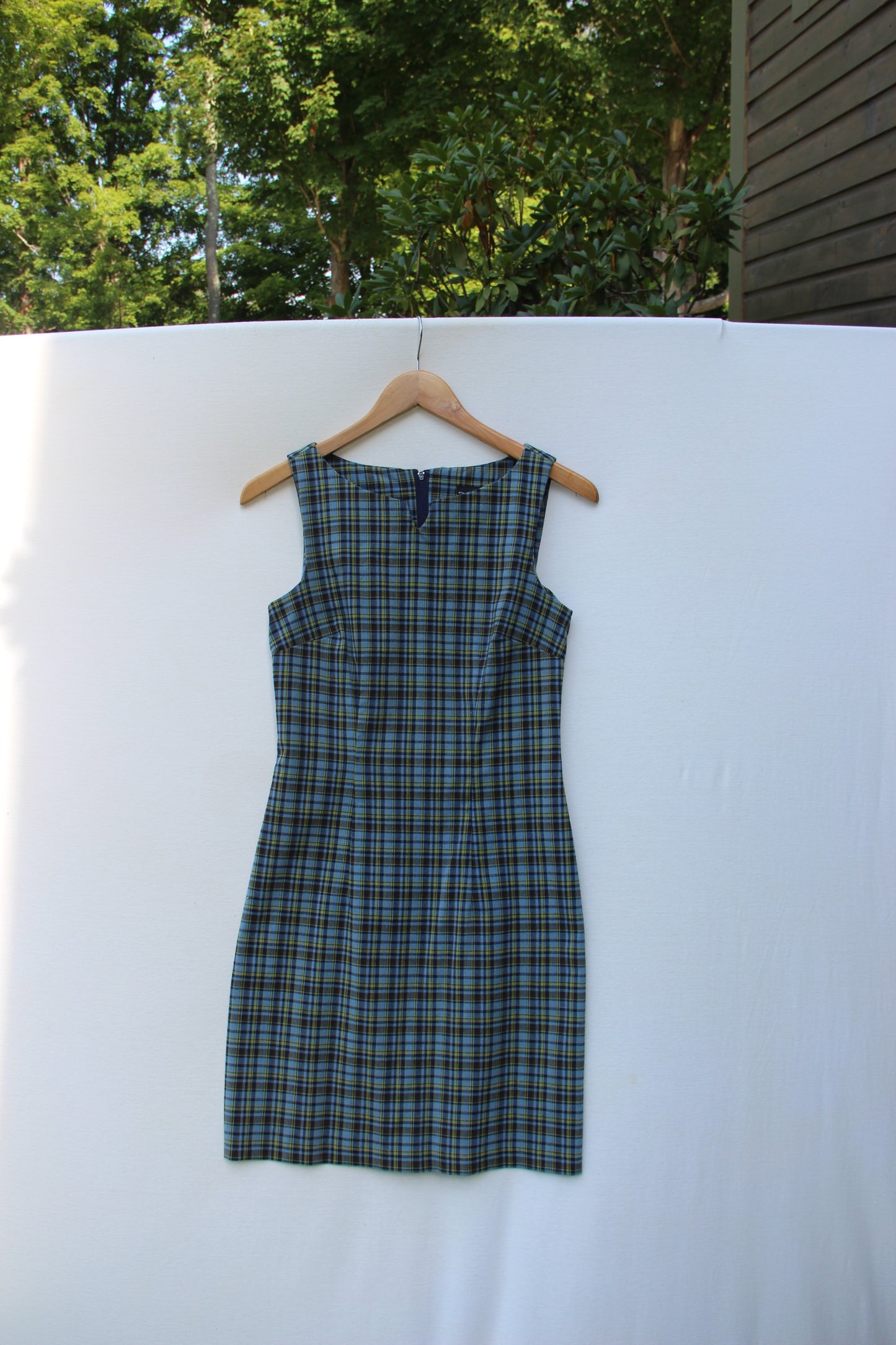 My Michelle Green Plaid Dress