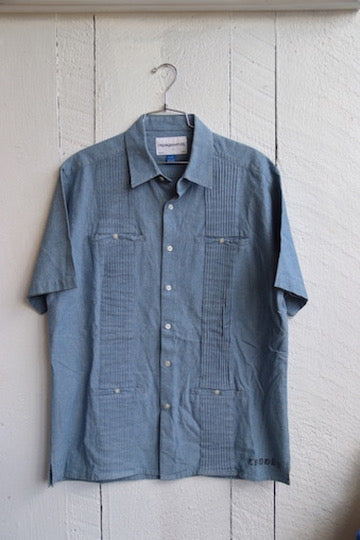 Crooks & Castles Men’s Blue Button Down