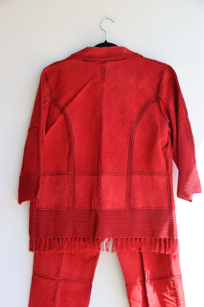 S.D.H Red Leather Set