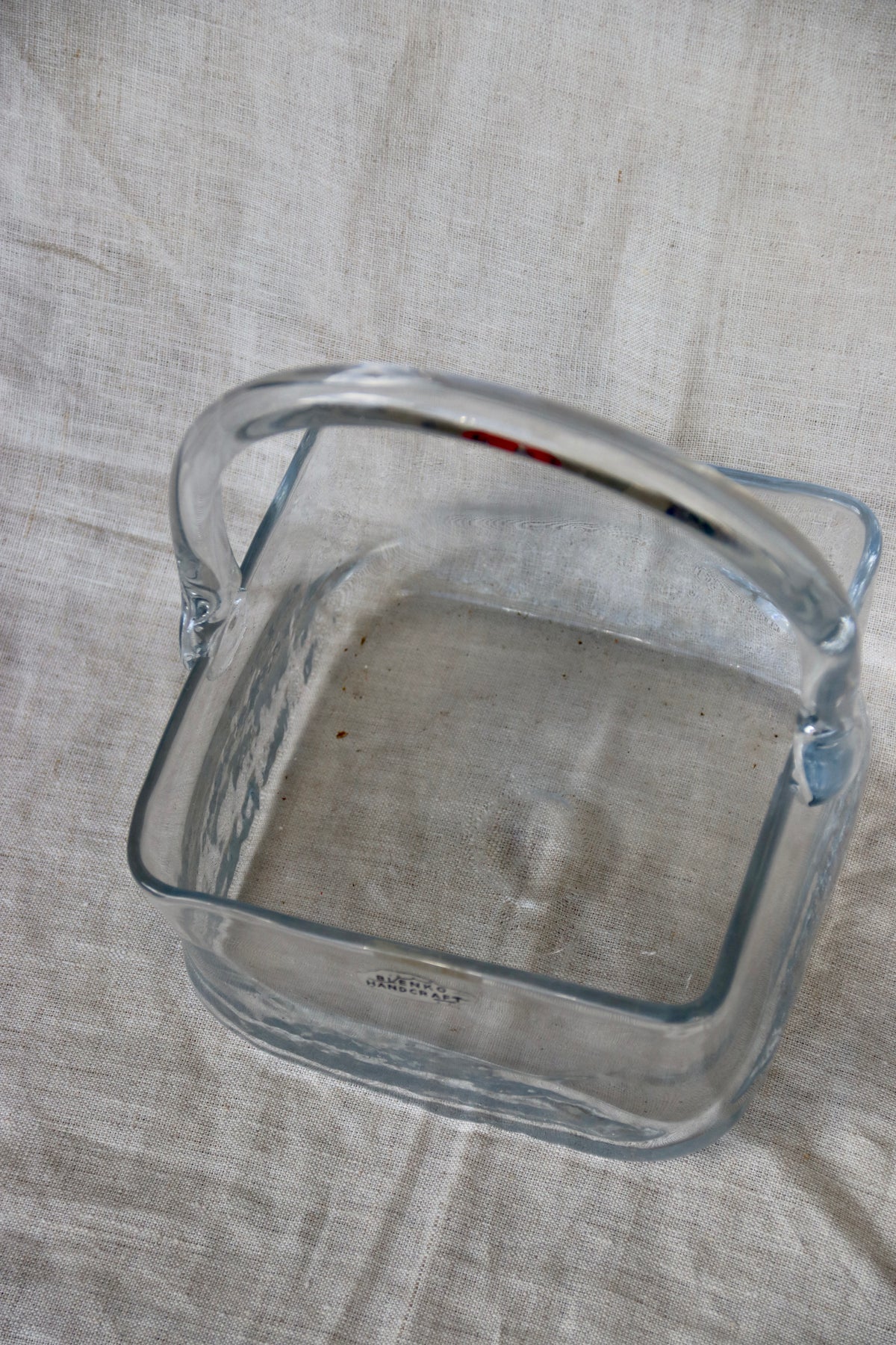 Blenko Glass Basket