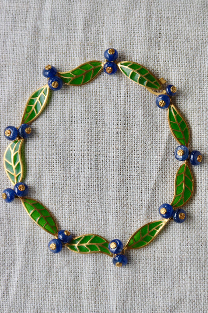 T.W. McClelland Sapphire Blueberry Bracelet - 18K Gold