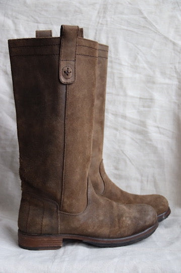 Fiorentini + Baker Brown Suede Knee High Boots