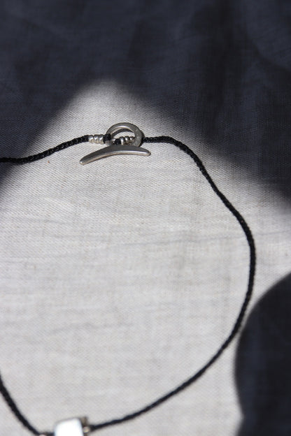 Jill Platner Sterling Silver Wedge Necklace