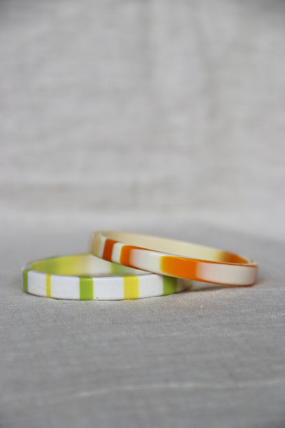 Set of 2 Lucite Bangles