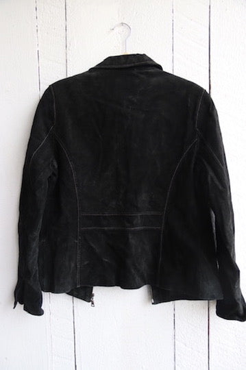 Danier Black Suede Jacket