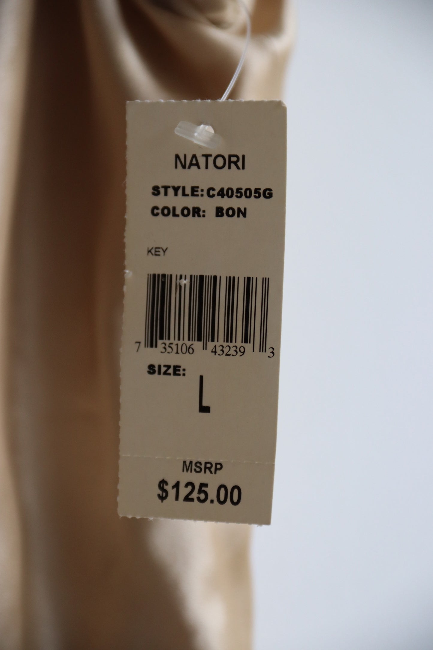 Josie Natori Champagne Silk Top