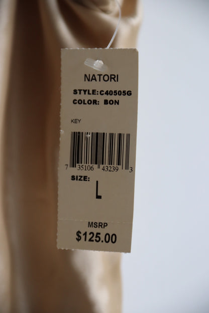 Josie Natori Champagne Silk Top