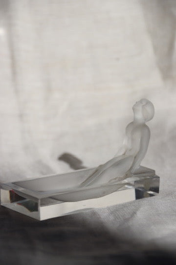 Desna Handmade Lady in Bath Glass Soap Dish