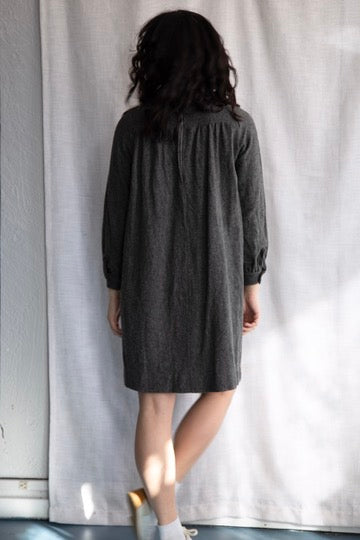 Vintage Handmade Grey Wool Dress