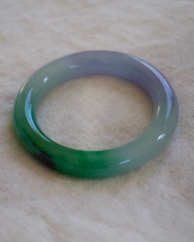 Jadeite Hololith Bangles