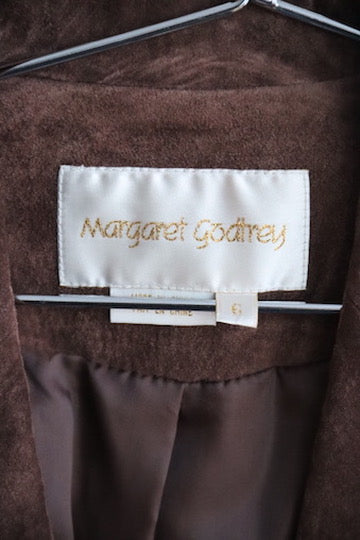 Margaret Godfrey Brown Leather Jacket