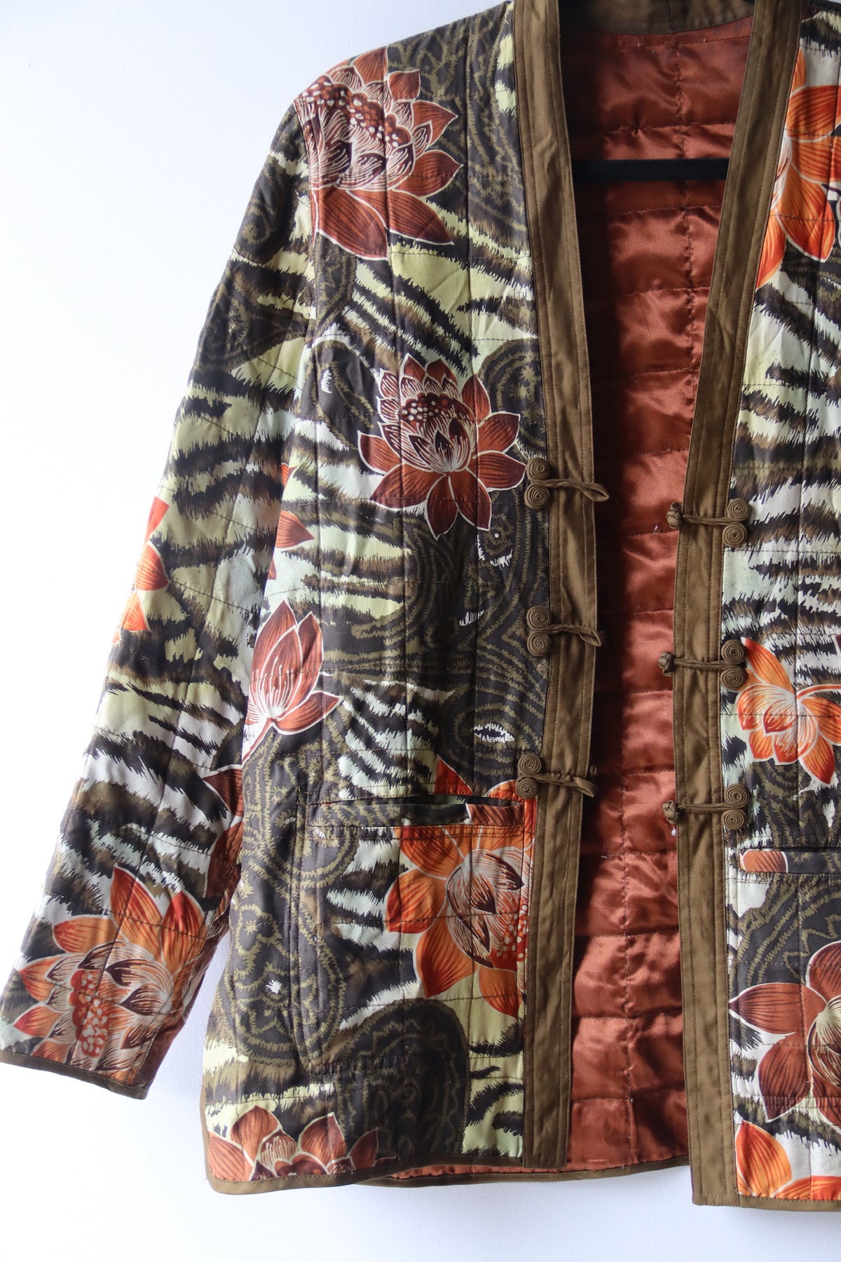 Vintage Chinese Tiger Stripe Coat