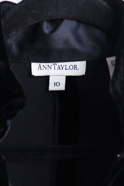 Ann Taylor Black Velvet Top