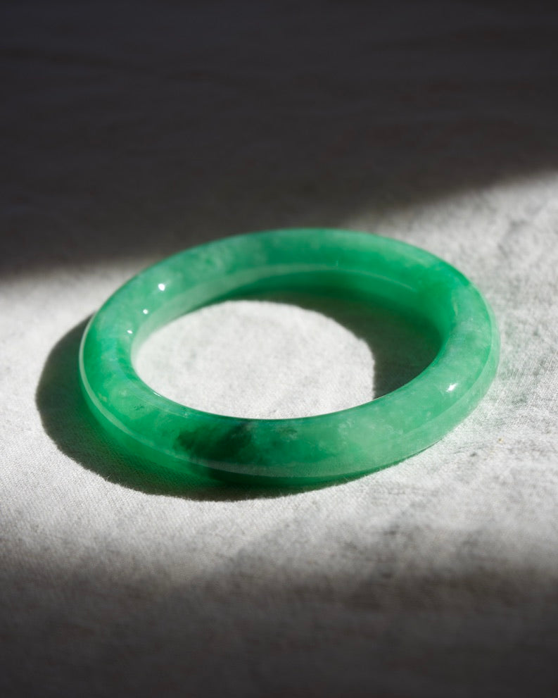 Jadeite Hololith Bangles