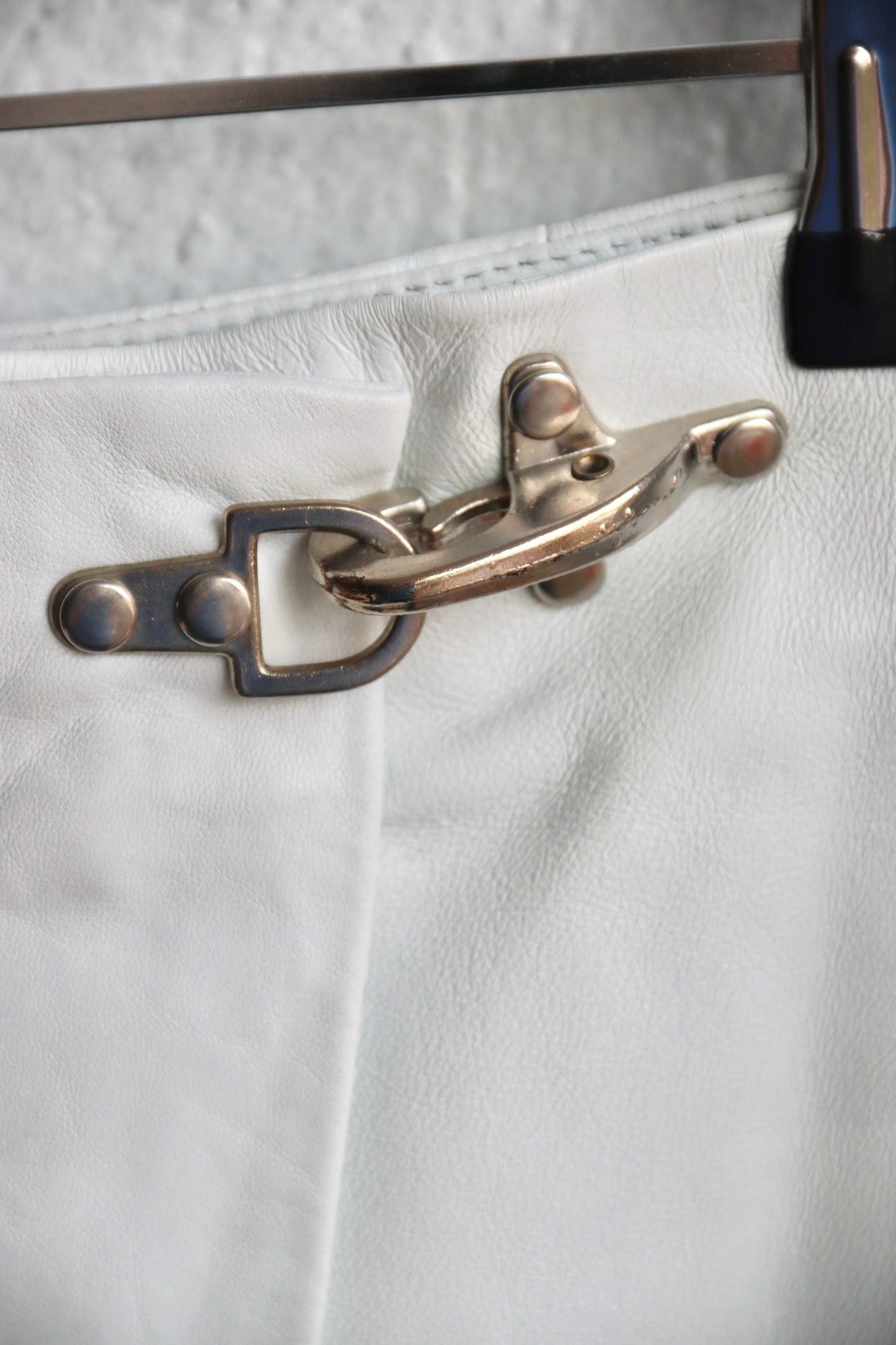Ralph Lauren White Leather Skirt (NWT)
