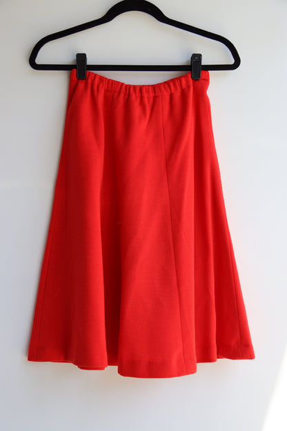 Vintage Red Skirt and Top Set
