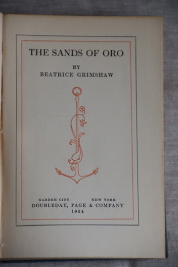 The Sand of Oro - Beatrice Grimshaw