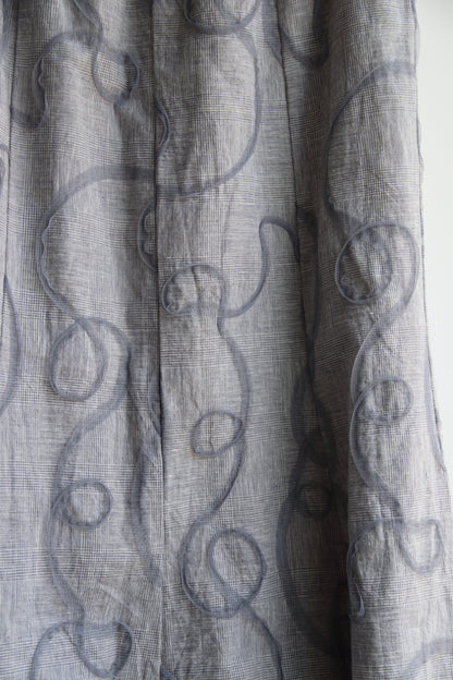 Bryn Walker Grey Linen Tunic and Skirt Set