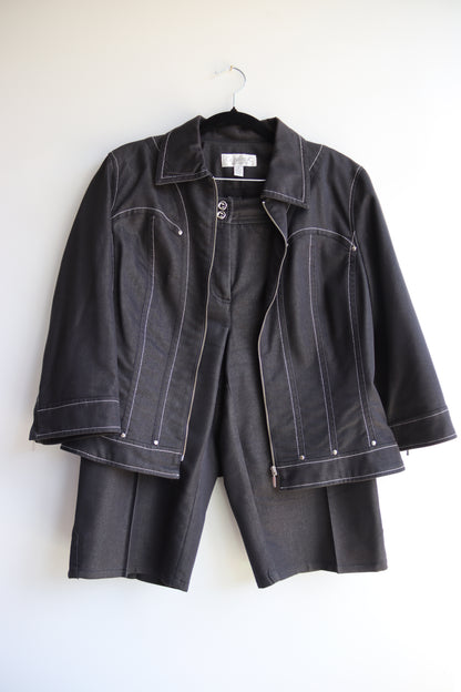 Conrad C Collection Contrast Jacket and Pant Set