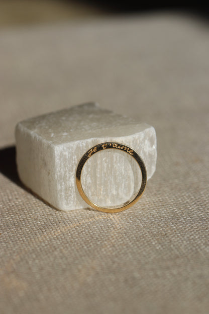 Nora Kogan "Je T'aime" Ring - 14k