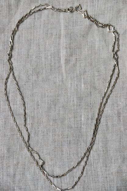 Sterling Silver Long Chain Necklace