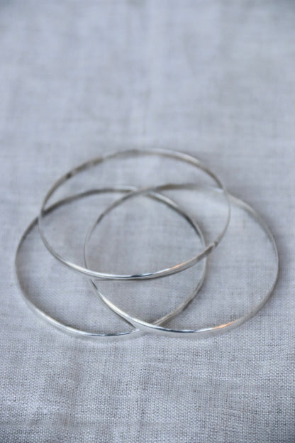 Set of 3 PCJ Mexican Sterling Silver Bangle Bracelets