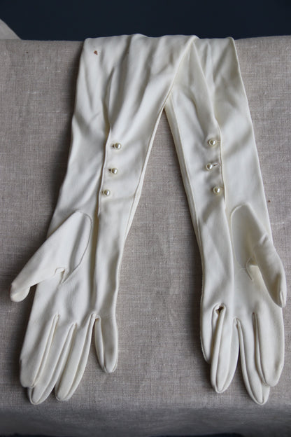 Van Raalte White Opera Gloves