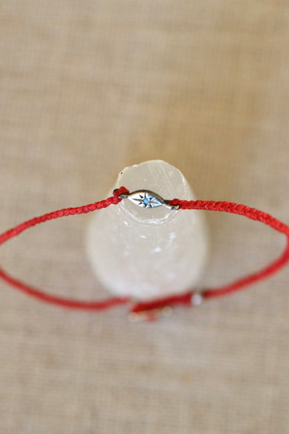 Scosha Scarlet Tiny Evil Eye Bracelet