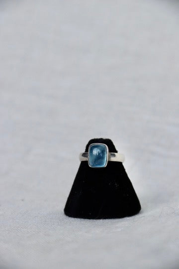 Sterling Silver Aquamarine Ring