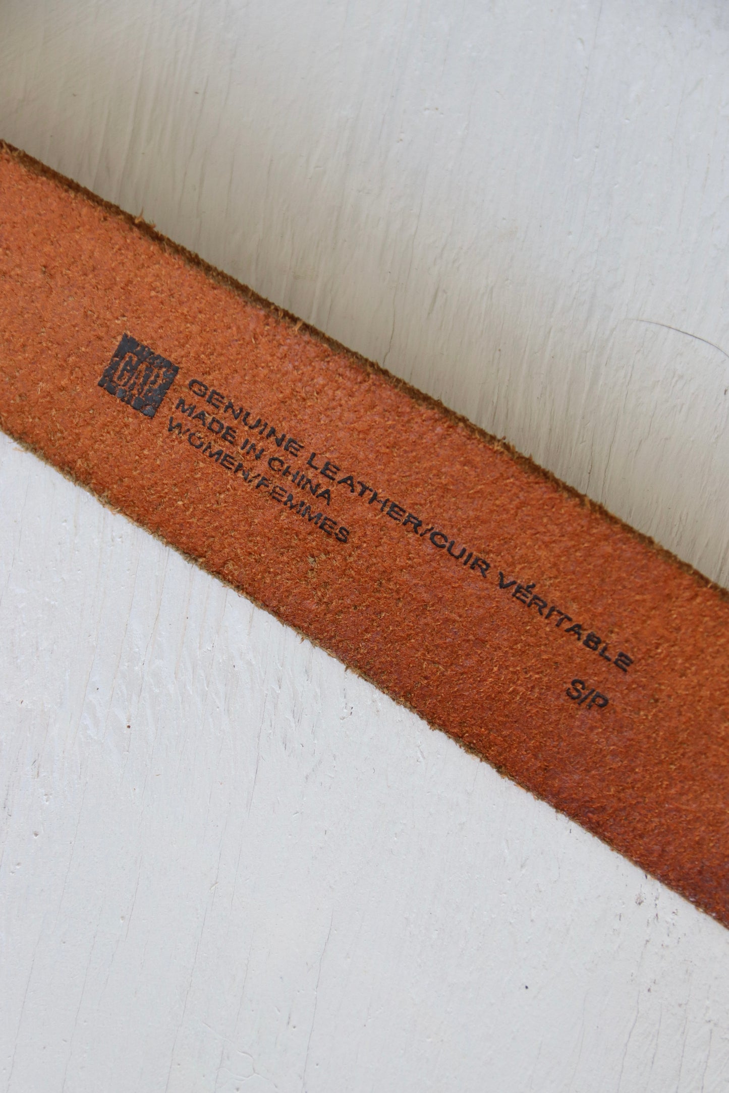 Vintage Gap flower leather belt