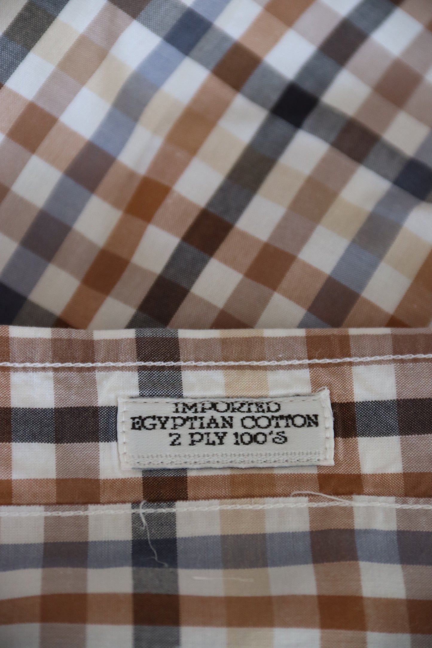 Mens Maus & Hoffman Plaid Button Down Dress Shirt