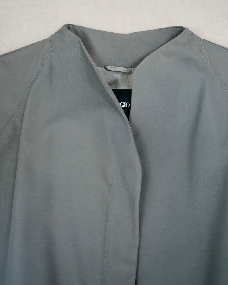 Giorgio Armani Grey Trench Coat