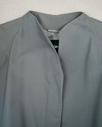 Giorgio Armani Grey Trench Coat