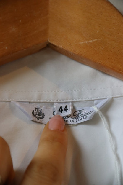 Loro Piana White Button Down Top - as is