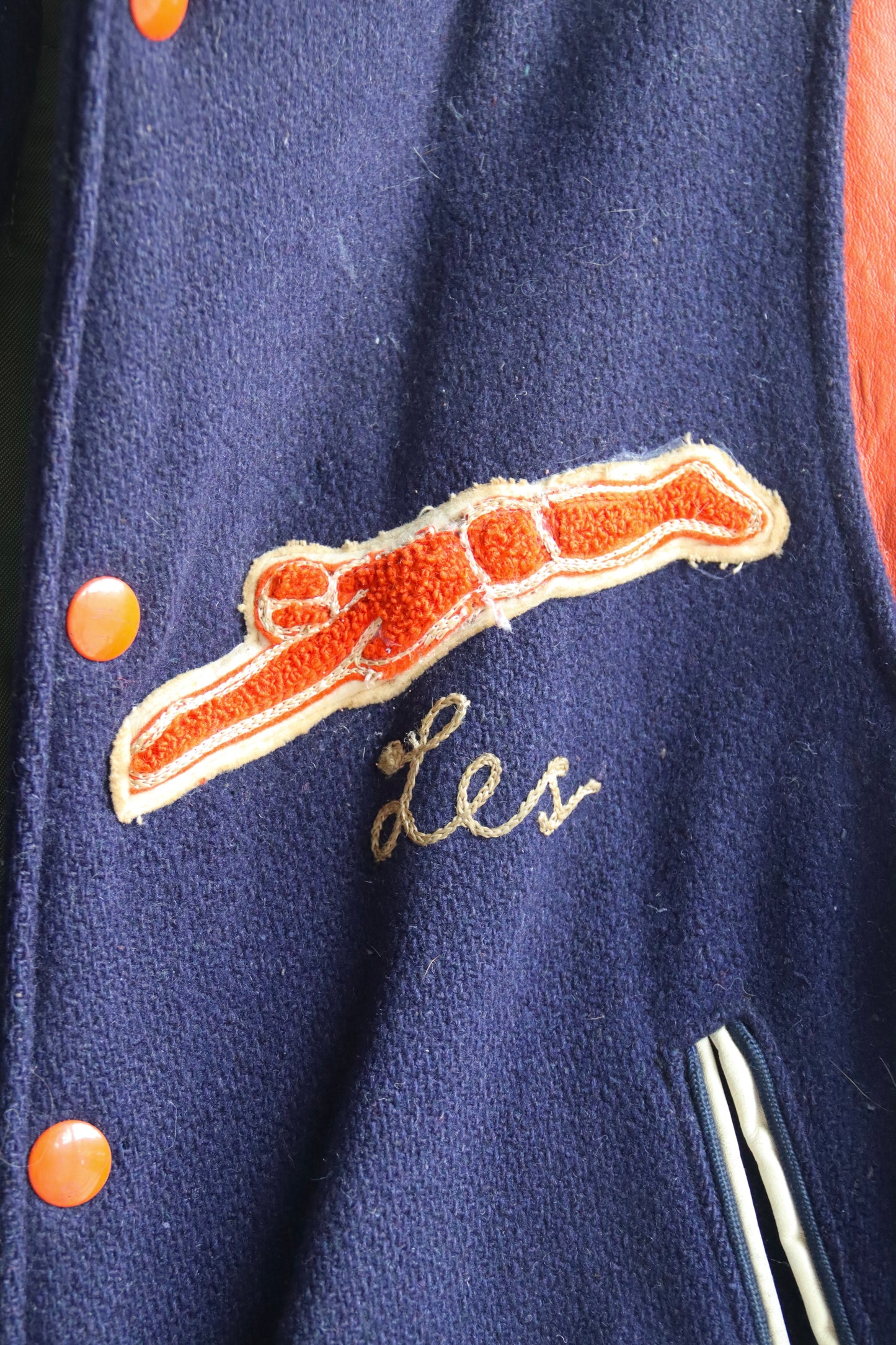 Vintage 60s Swimming Letterman Jacket