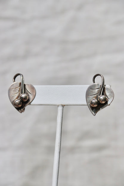 Alphonse La Paglia for George Jensen Sterling Silver Earrings