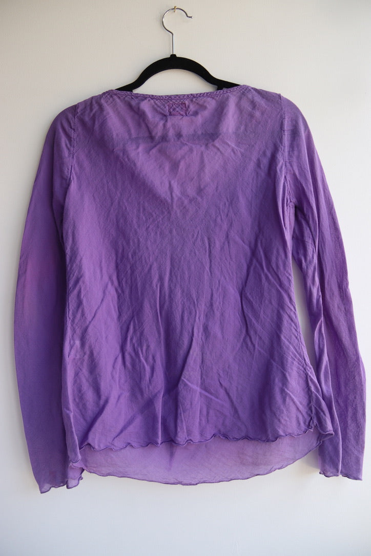 Miss Sixty Italian Purple Top